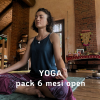 Yoga - pacchetto 6 mesi open | ingressi illimitati
